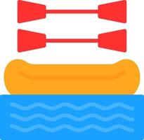 Rafting Vector Icon Design