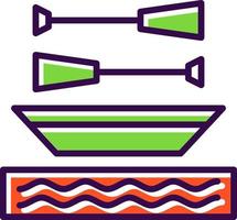 Rowing Vector Icon Design