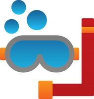 Snorkeling Vector Icon Design