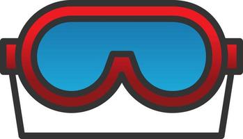 Goggles Vector Icon Design