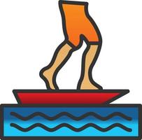 Flowrider Vector Icon Design