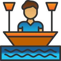 Boating Vector Icon Design