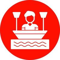 Boating Vector Icon Design