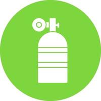 Oxygen Tank Vector Icon Design