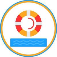 Lifebuoy Vector Icon Design