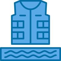 Life Jacket Vector Icon Design