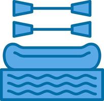 Rafting Vector Icon Design