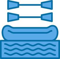 Rafting Vector Icon Design