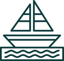 Sailing Vector Icon Design