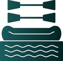 Rafting Vector Icon Design