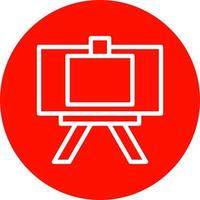 Canvas And Easel Vector Icon Design
