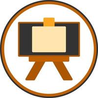 Canvas And Easel Vector Icon Design