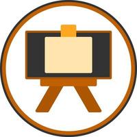 Canvas And Easel Vector Icon Design