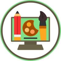 Digital Art Vector Icon Design