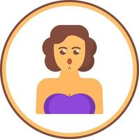 Actress Vector Icon Design
