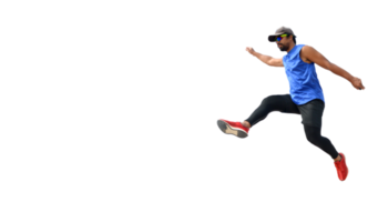 homem atlético pulando png