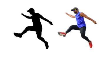 atlético hombre saltando png