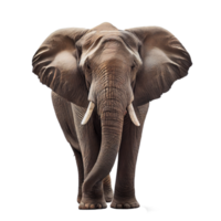 Realistic drawing of wild african elephant png