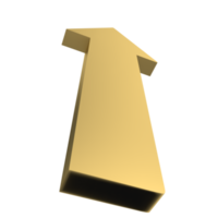 The gold arrow png image