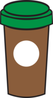 la imagen png del juego de café para el concepto de comida