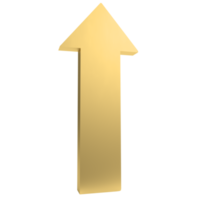 The gold arrow png image