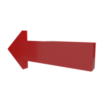 The red arrow png image