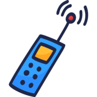 icono de garabato de teléfono inteligente png