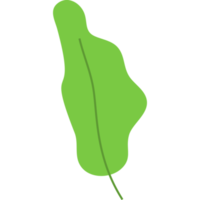 icono de hoja plana dibujado a mano png