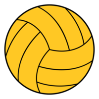 icono de pelota de voleibol png