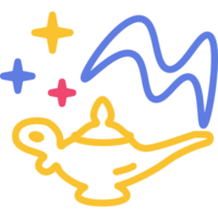 magic lamp cartoon icon png