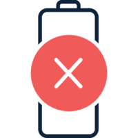 battery charge error icon png