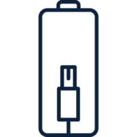 ícone indicador de carga da bateria png