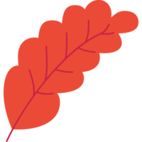 icono de hoja plana dibujado a mano png