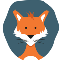 fox head cartoon png