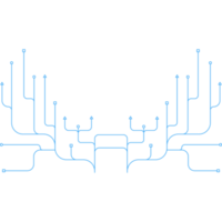 élément décoratif de haute technologie png