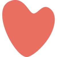 heart hand drawn icon png