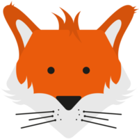fox head cartoon png