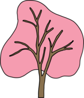 simplicity tree freehand drawing flat design. png