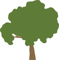 árbol de simplicidad dibujo a mano alzada diseño plano. png