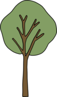 simplicity tree freehand drawing flat design. png