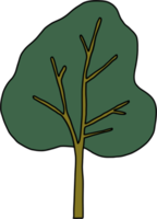 simplicity tree freehand drawing flat design. png