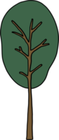 simplicity tree freehand drawing flat design. png