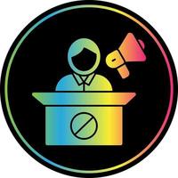 diseño de icono de vector de protesta