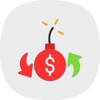 Debt Vector Icon Design