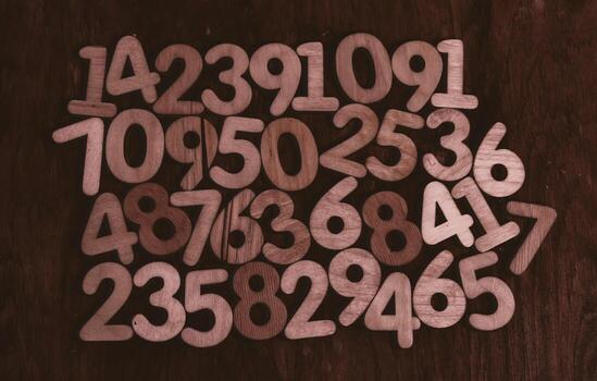 Background of numbers. from zero to nine. Numbers texture. Finance data concept. Mathematic. Seamless pattern with numbers. financial crisis concept. Business success. photo