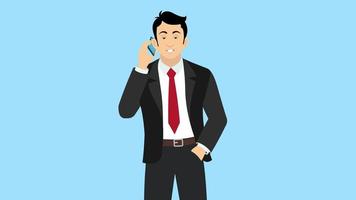 Phone Call Animation Stock Video Footage for Free Download