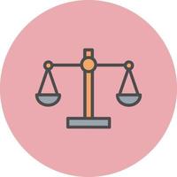 Justice Scale Vector Icon