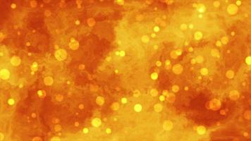 Hot fire particle bokeh animation background video