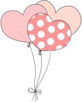 carino cartone animato San Valentino giorno elemento Palloncino png