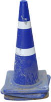 cones azuis equipamento construção dicut recorte true png